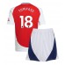 Maillot de foot Arsenal Takehiro Tomiyasu #18 Domicile vêtements enfant 2024-25 Manches Courtes (+ pantalon court)